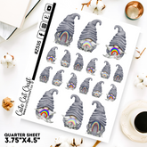 Grey Rainbow Gnomes